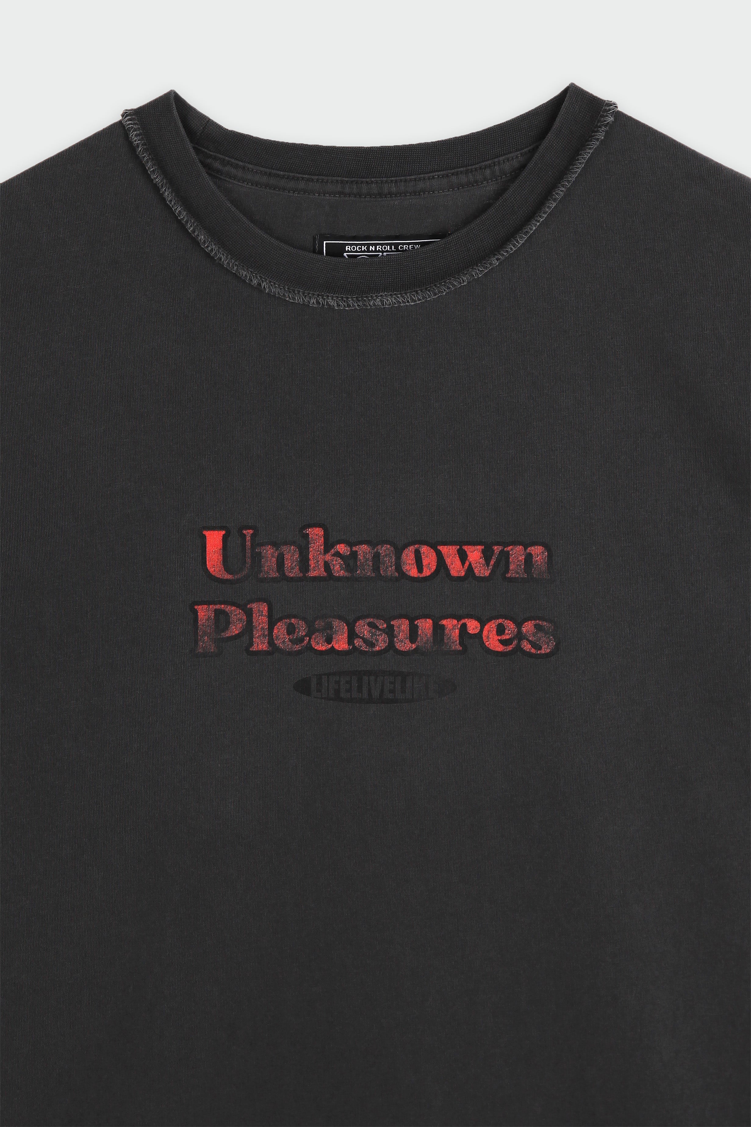 Unknown Pleasures t-shirts (washed charcoal)