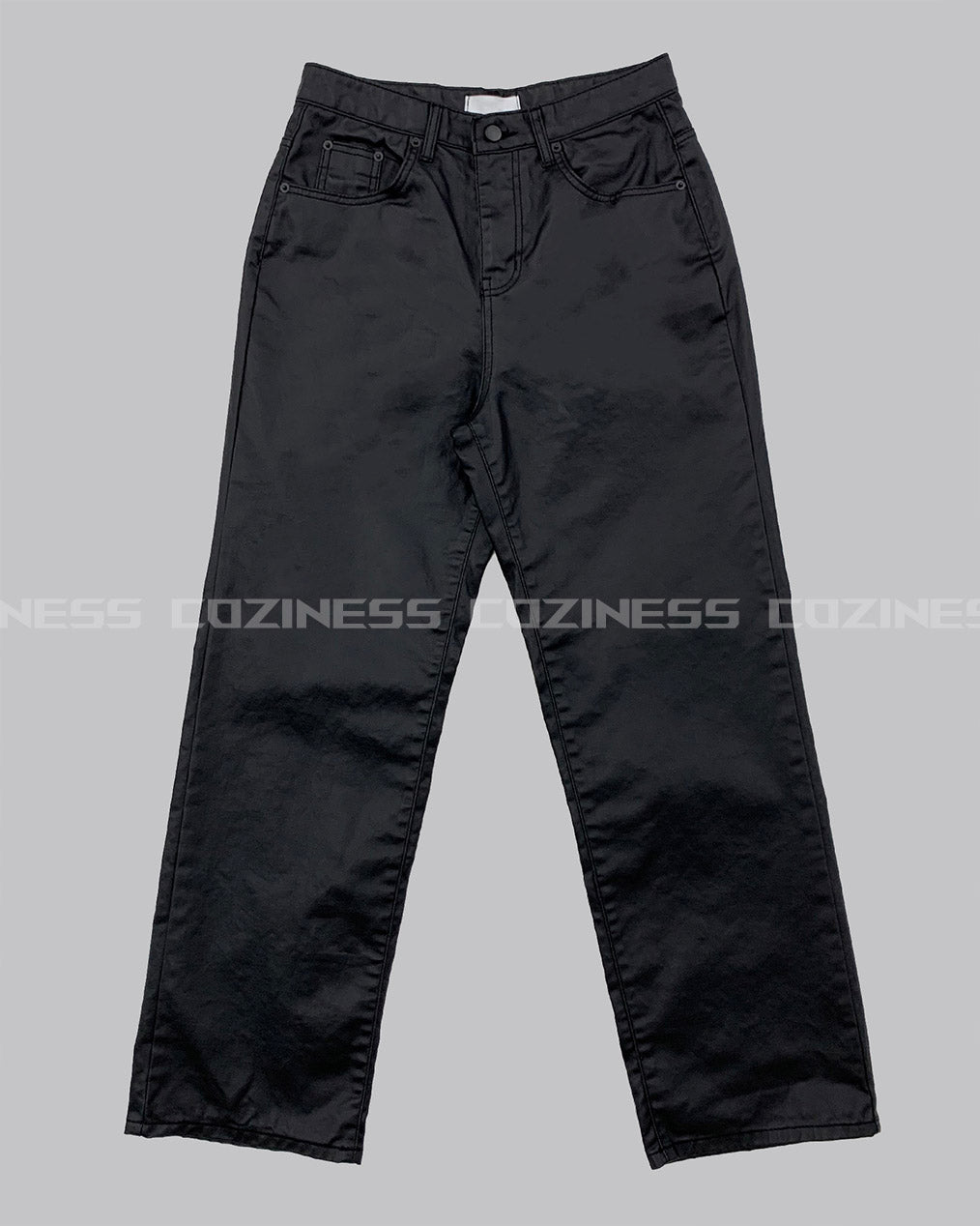 TR2407 Wide Coated Jeans