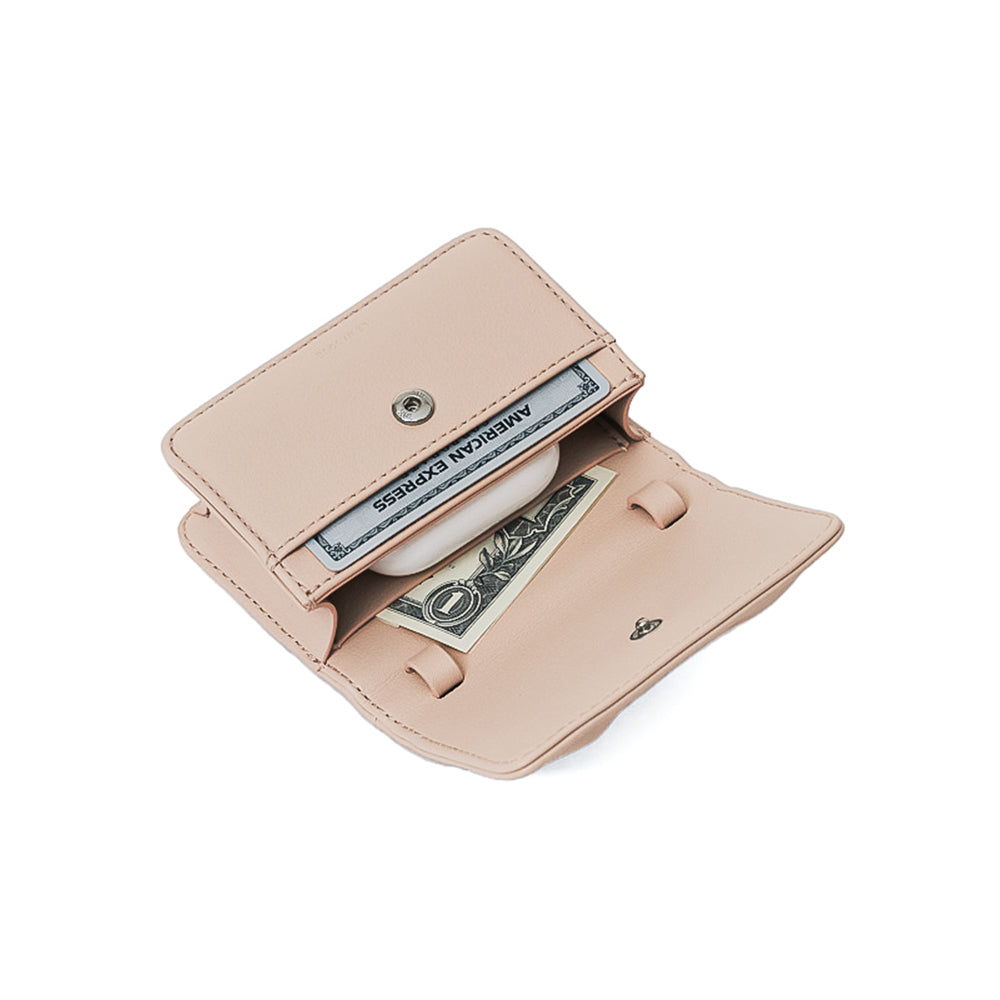 DOUGH Micro Bag & Airpods Card Wallets powder pink