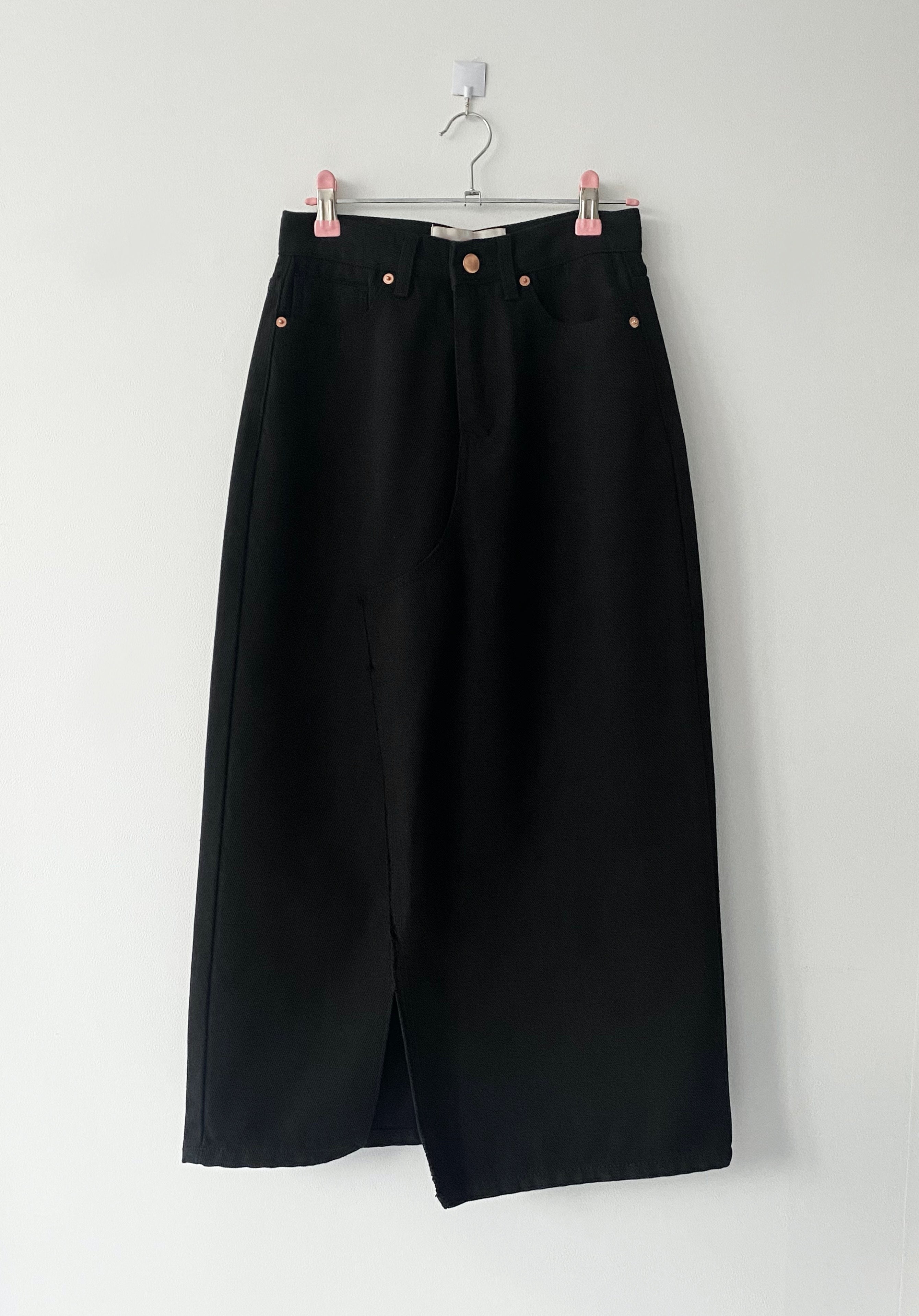 Vintage diagonal long skirt