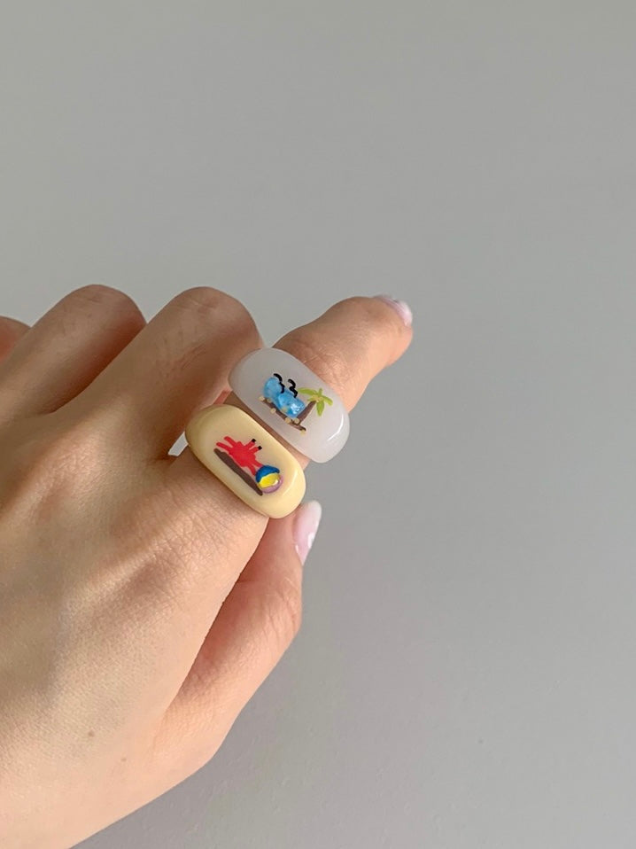 Color Drawing Rings (6 designs)