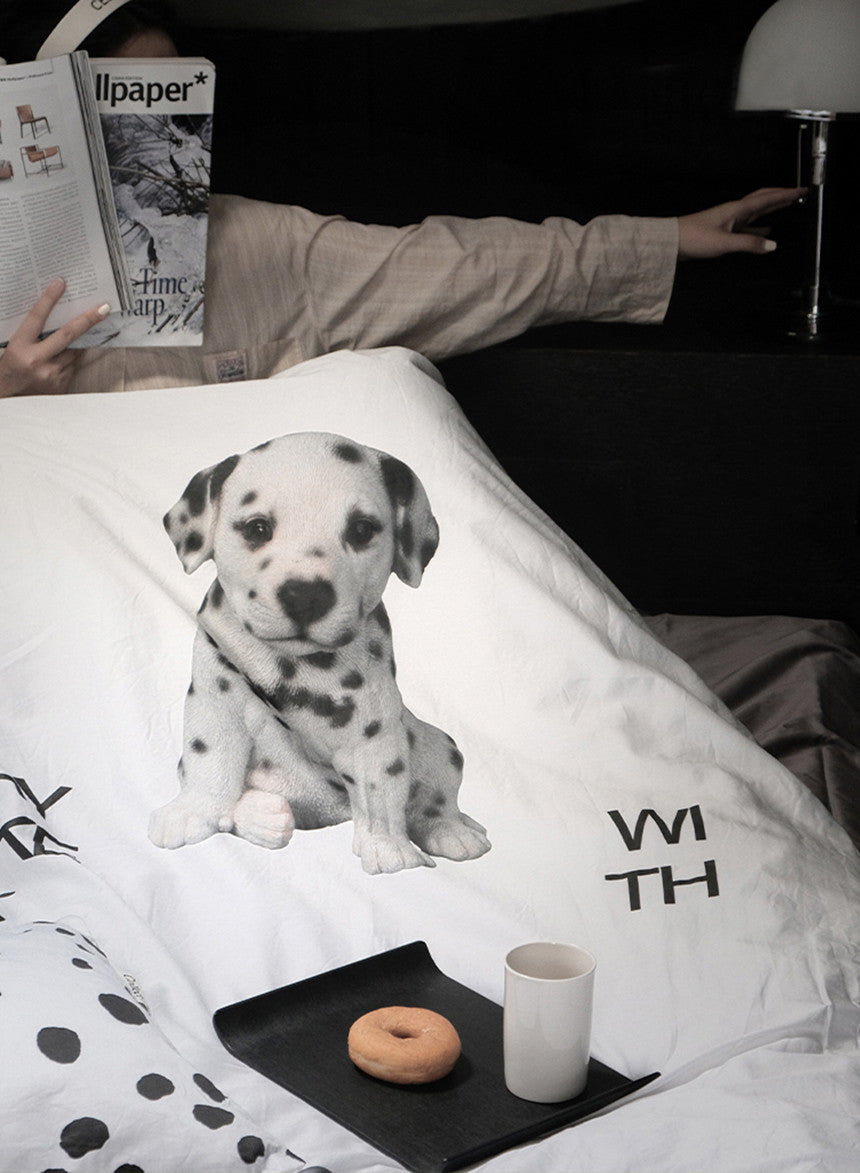 Dalmatian Blanket Cover Set