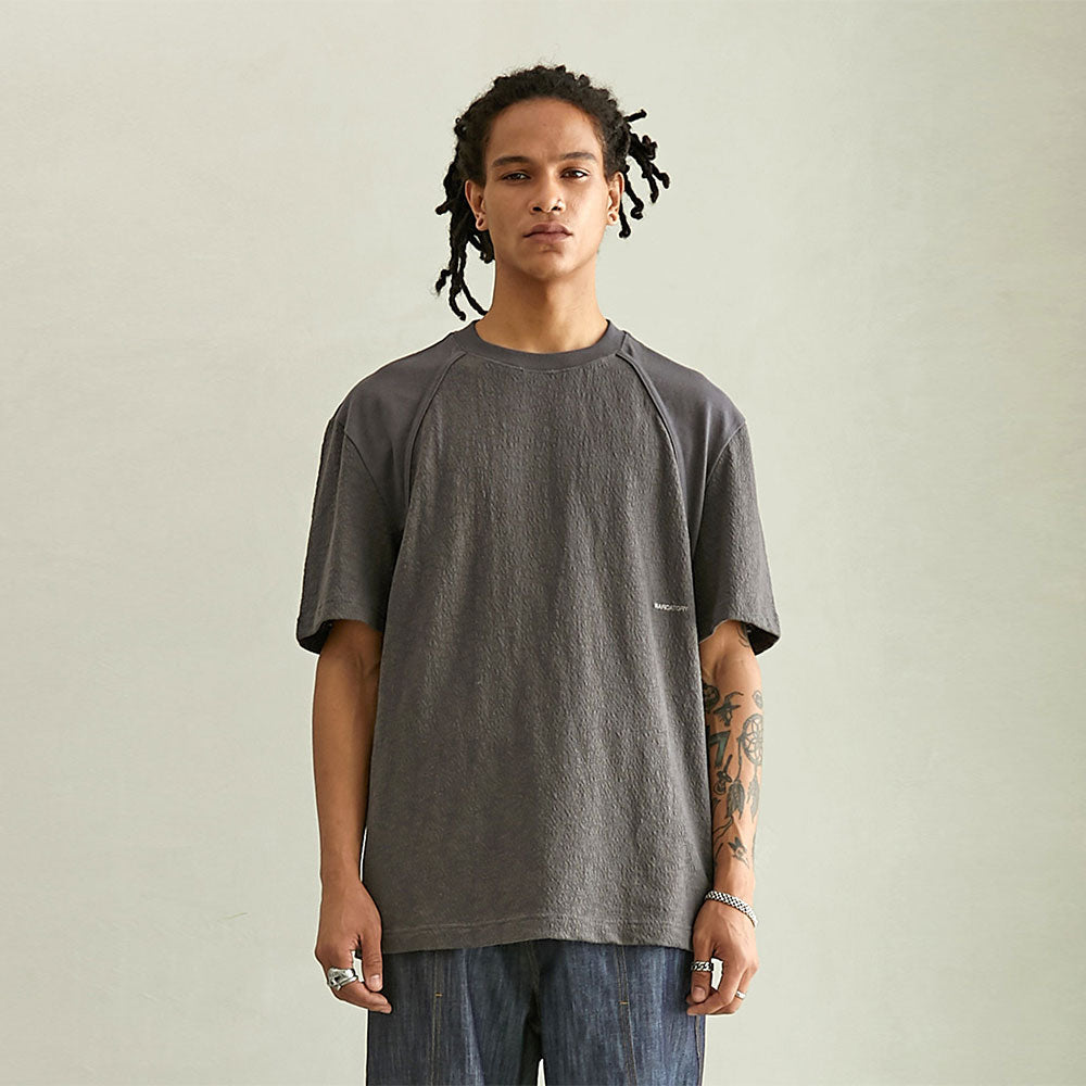 SOLID SLAB T-SHIRT (CHARCOAL)