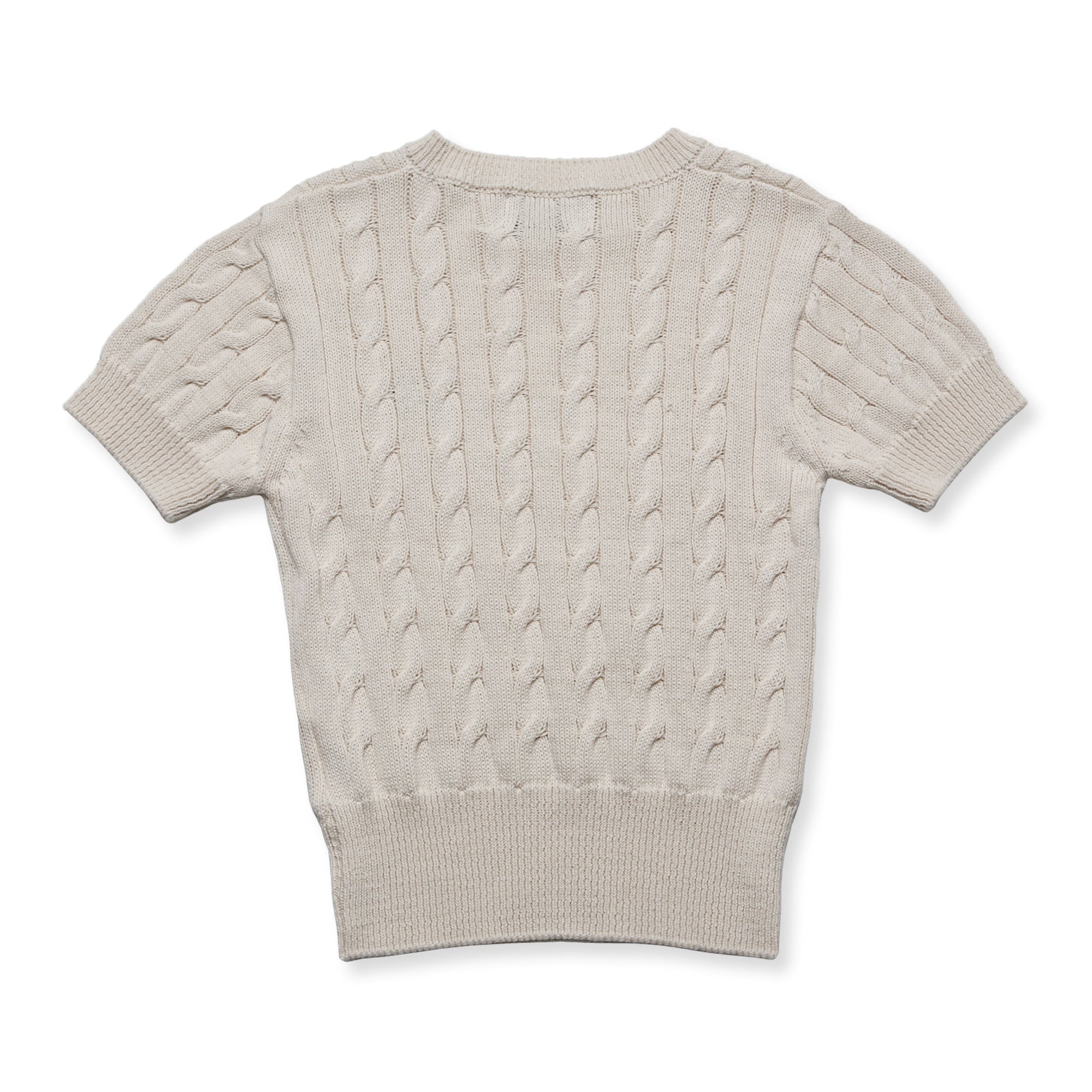 Baby Cable Knit Short Sleeve