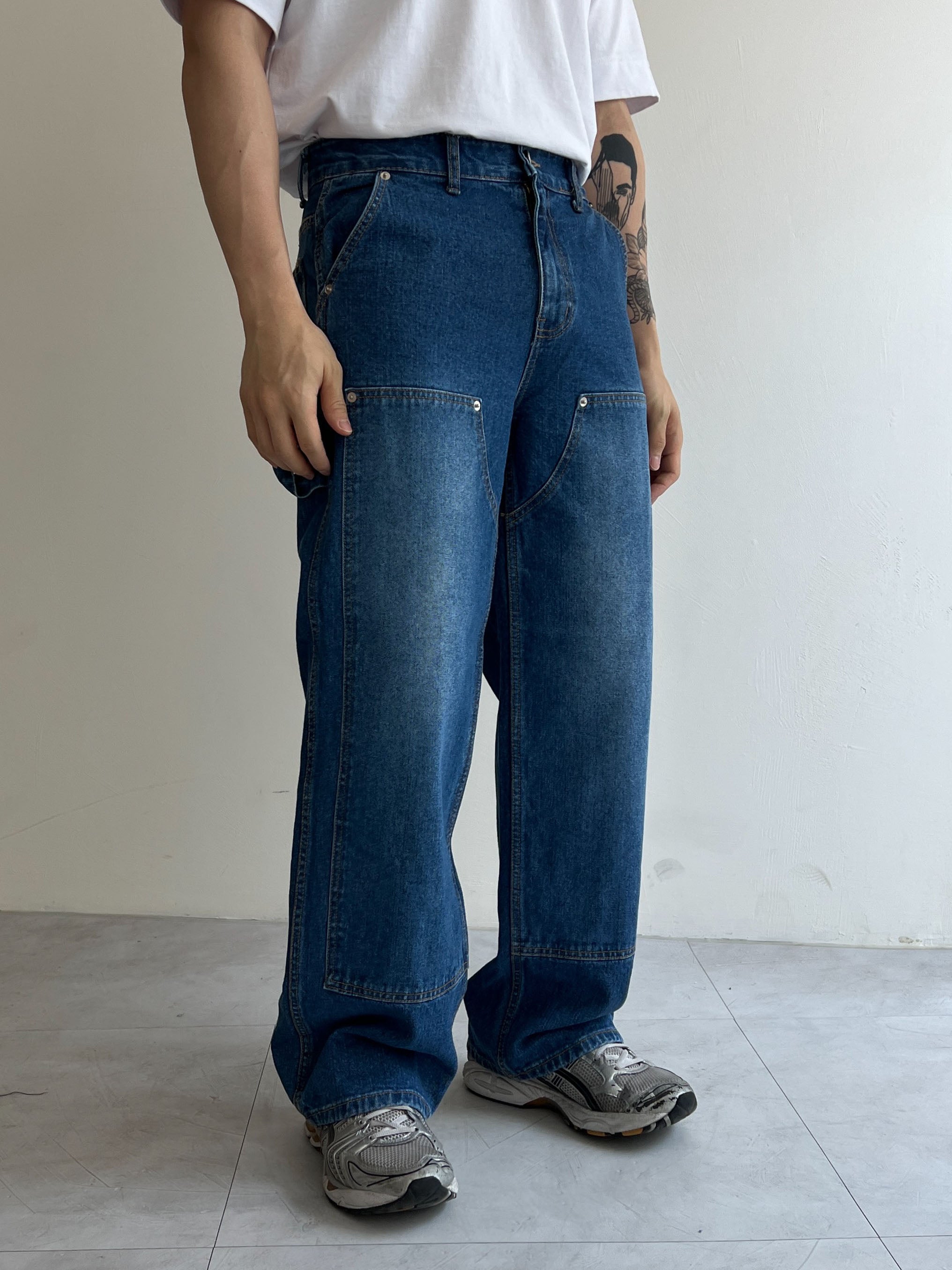 carpet denim pants(2colors)