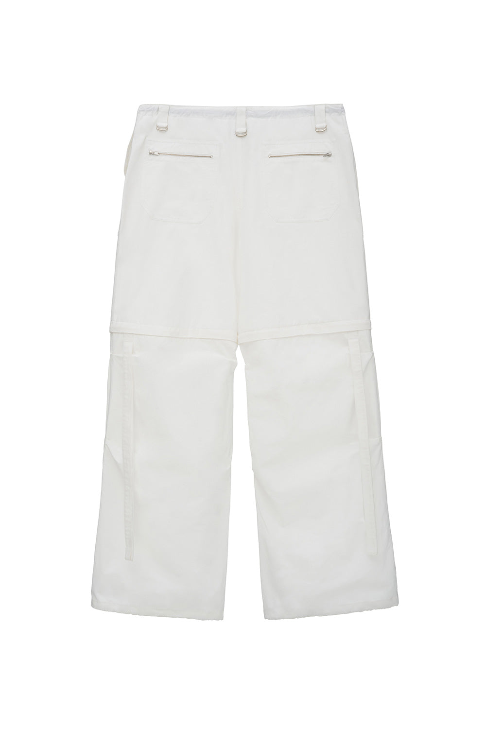 CONVERTIBLE PARACHUTE PANTS (IVORY)