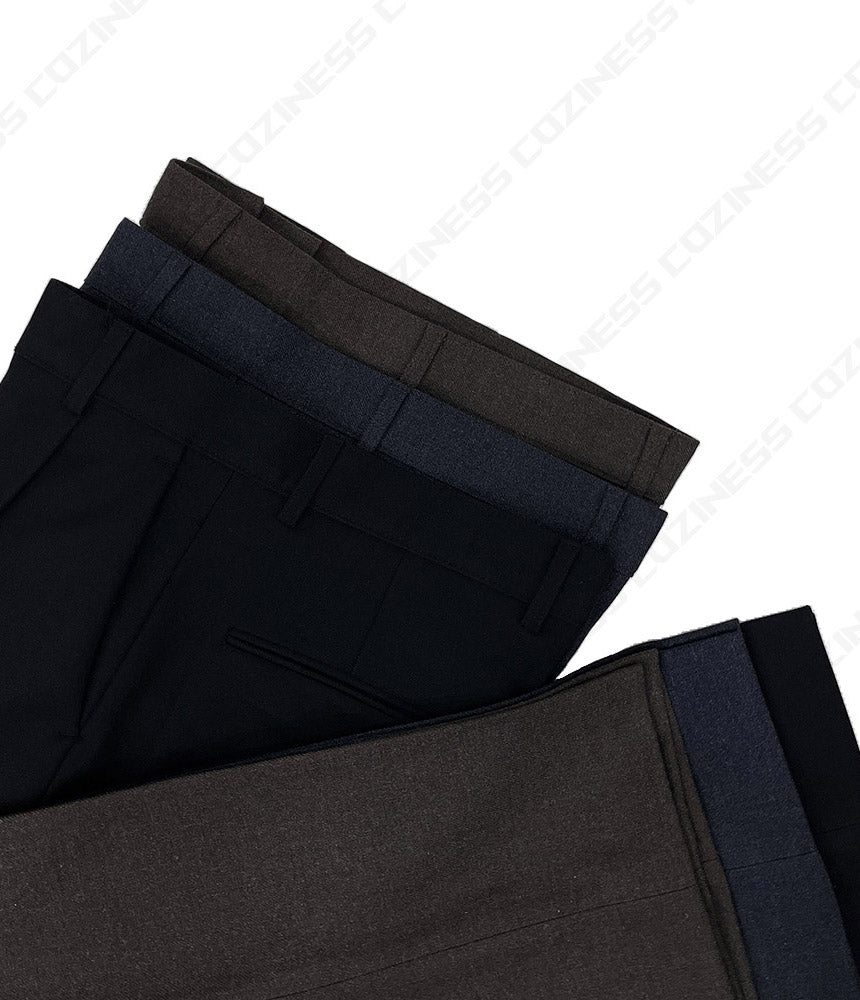 SK Pintuck Wide Slacks (3 colors)