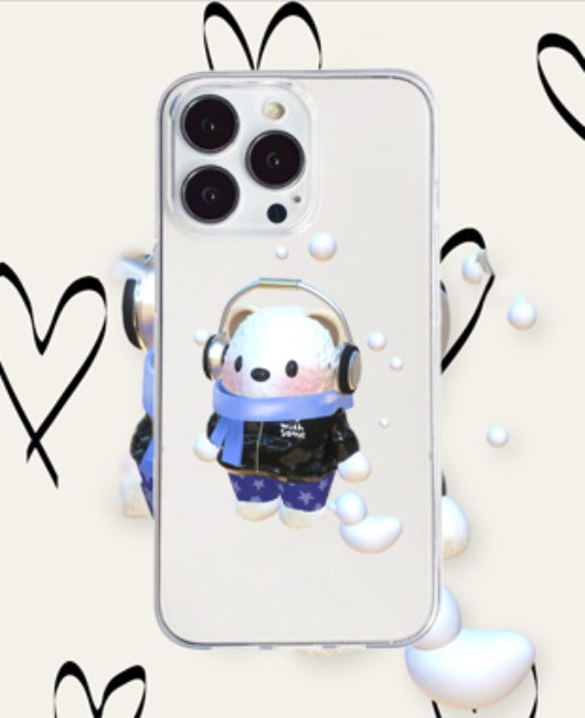 Moongyu's blue phone case