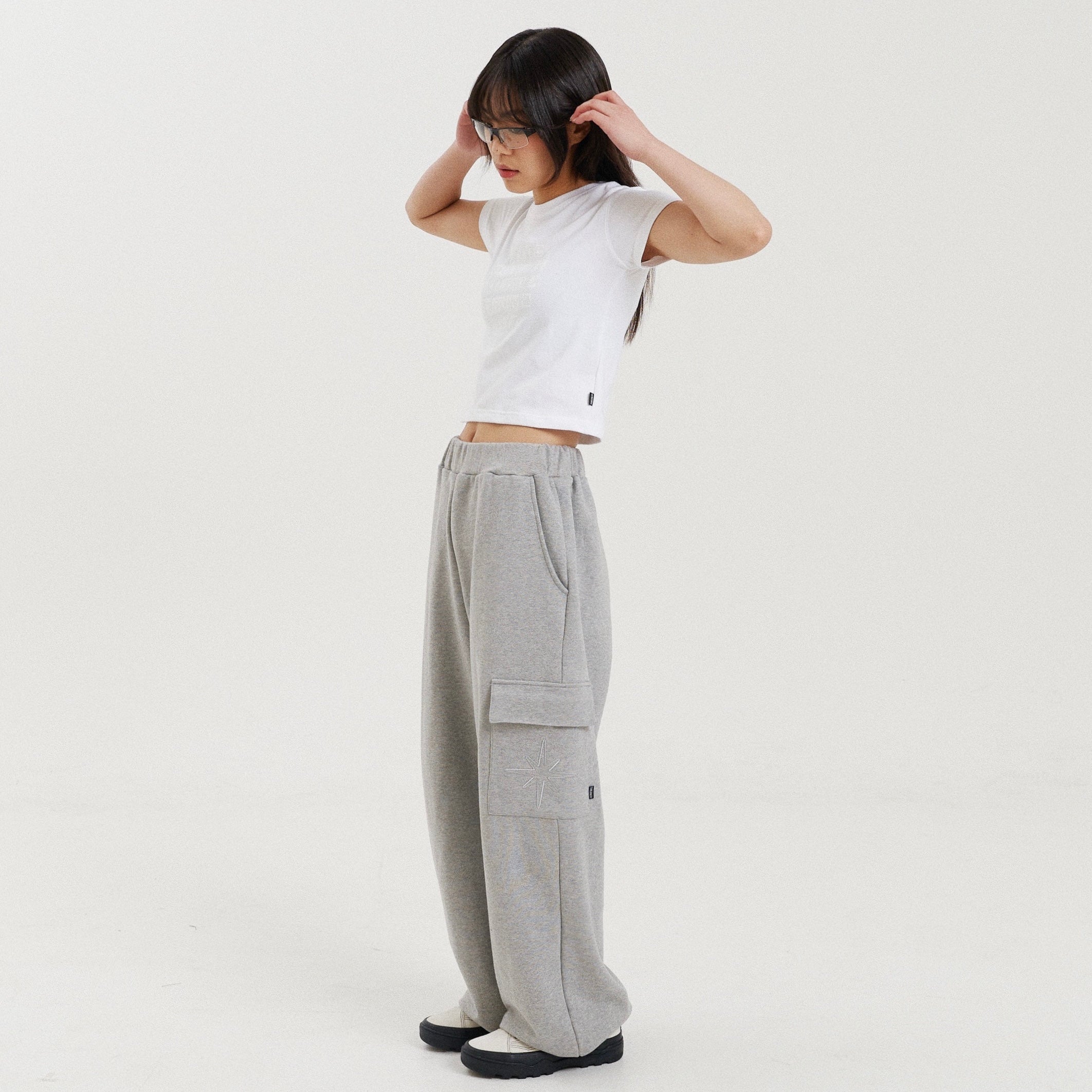 FAVICON CARGO JOGGER PANTS MELANGE