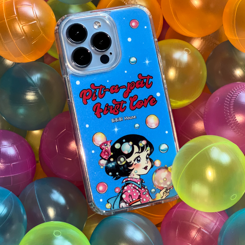 [transparent jelly hard] Pit-a-Pat First Love Phone Case