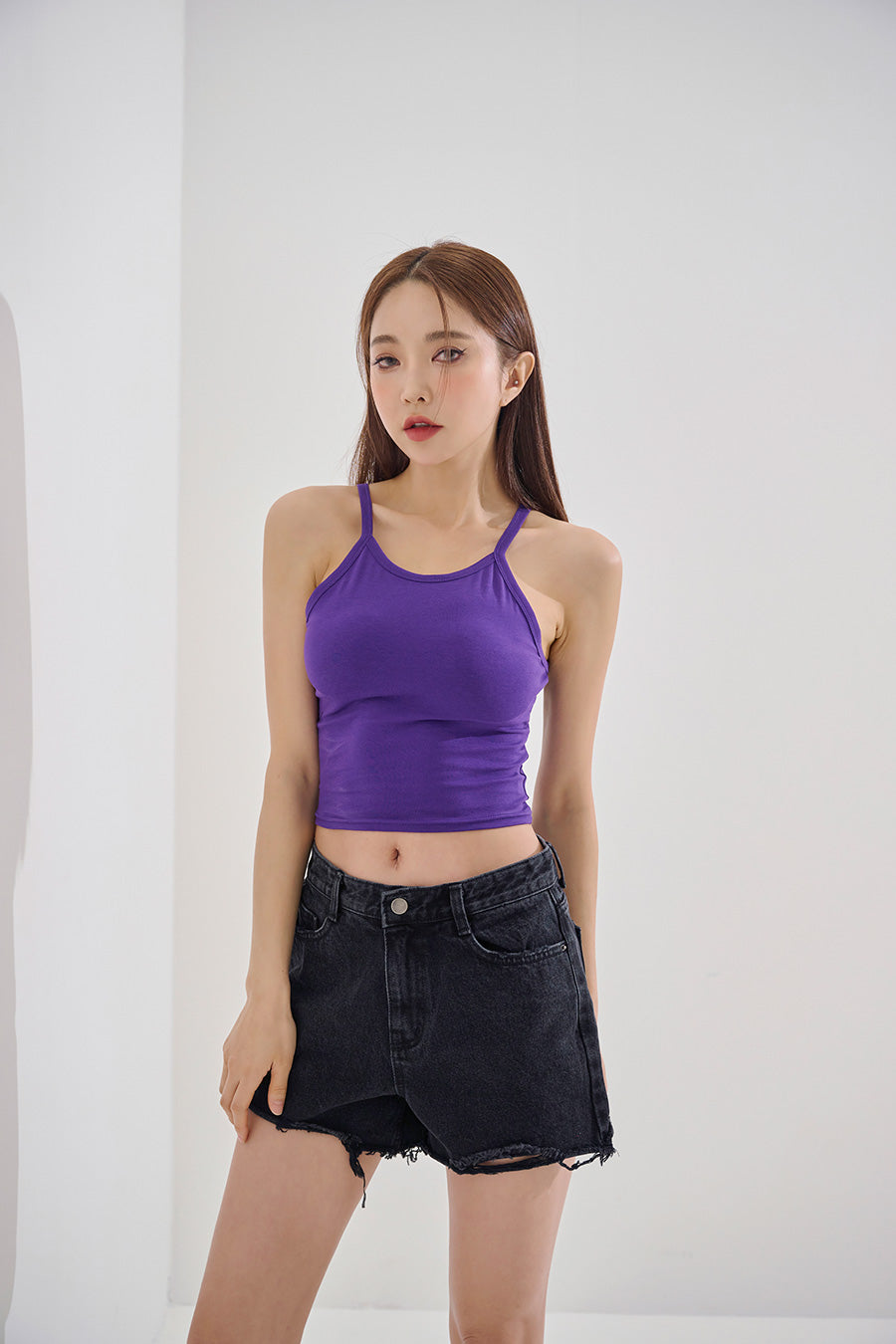 cropped sleeveless(6594)