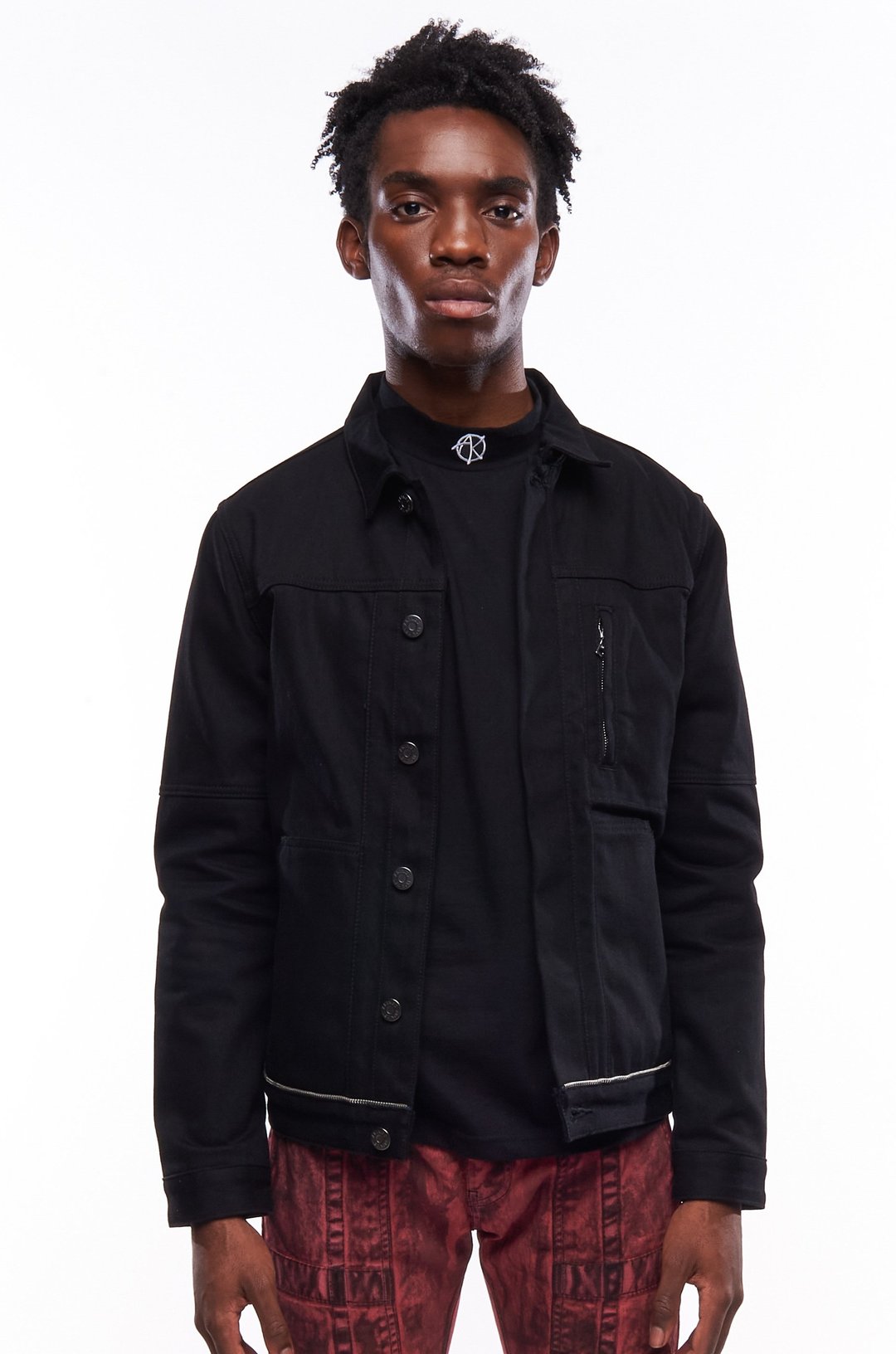 VICTOR BLACK DENIM JACKET