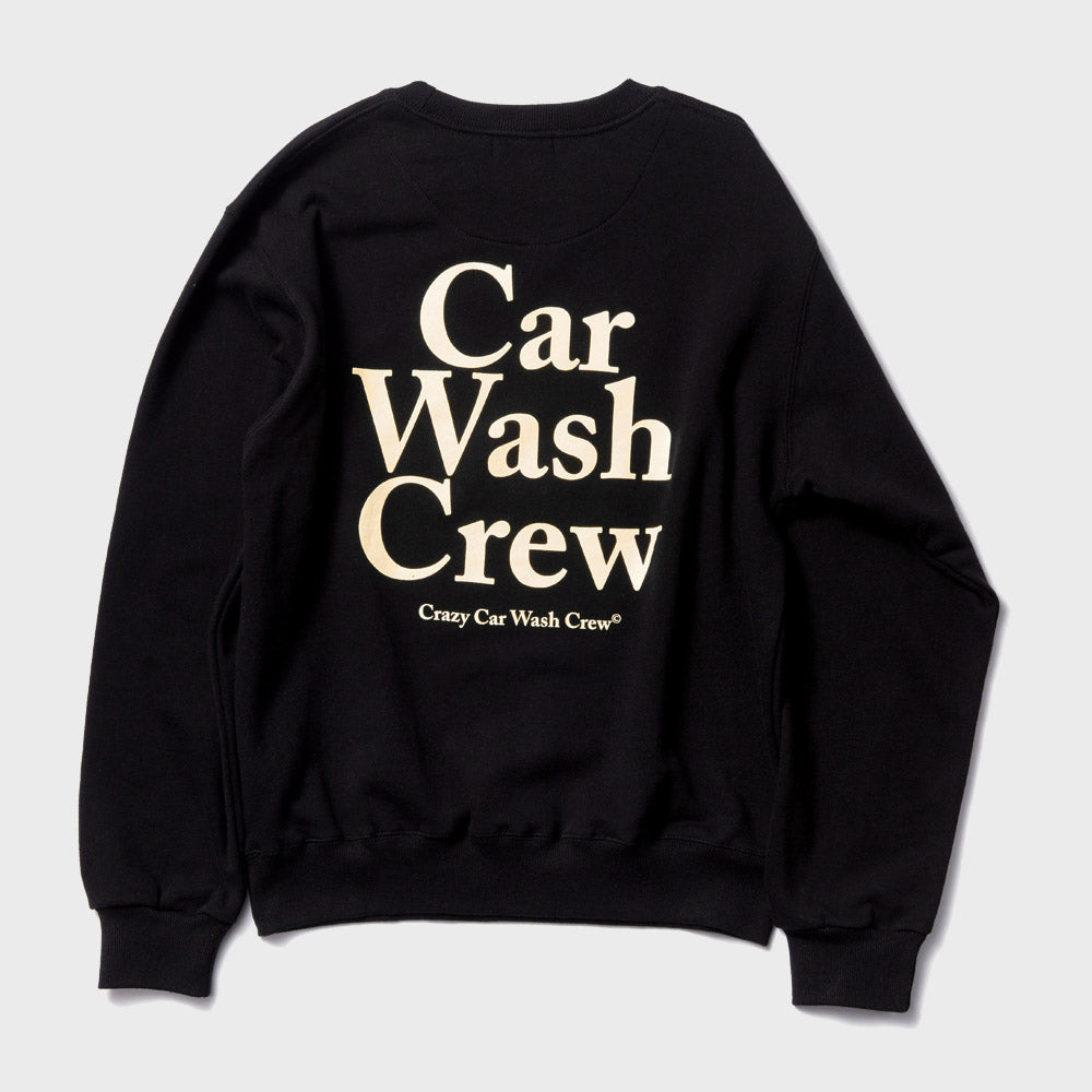 CAR WASH CREW SWEATSHIRTS BLACK