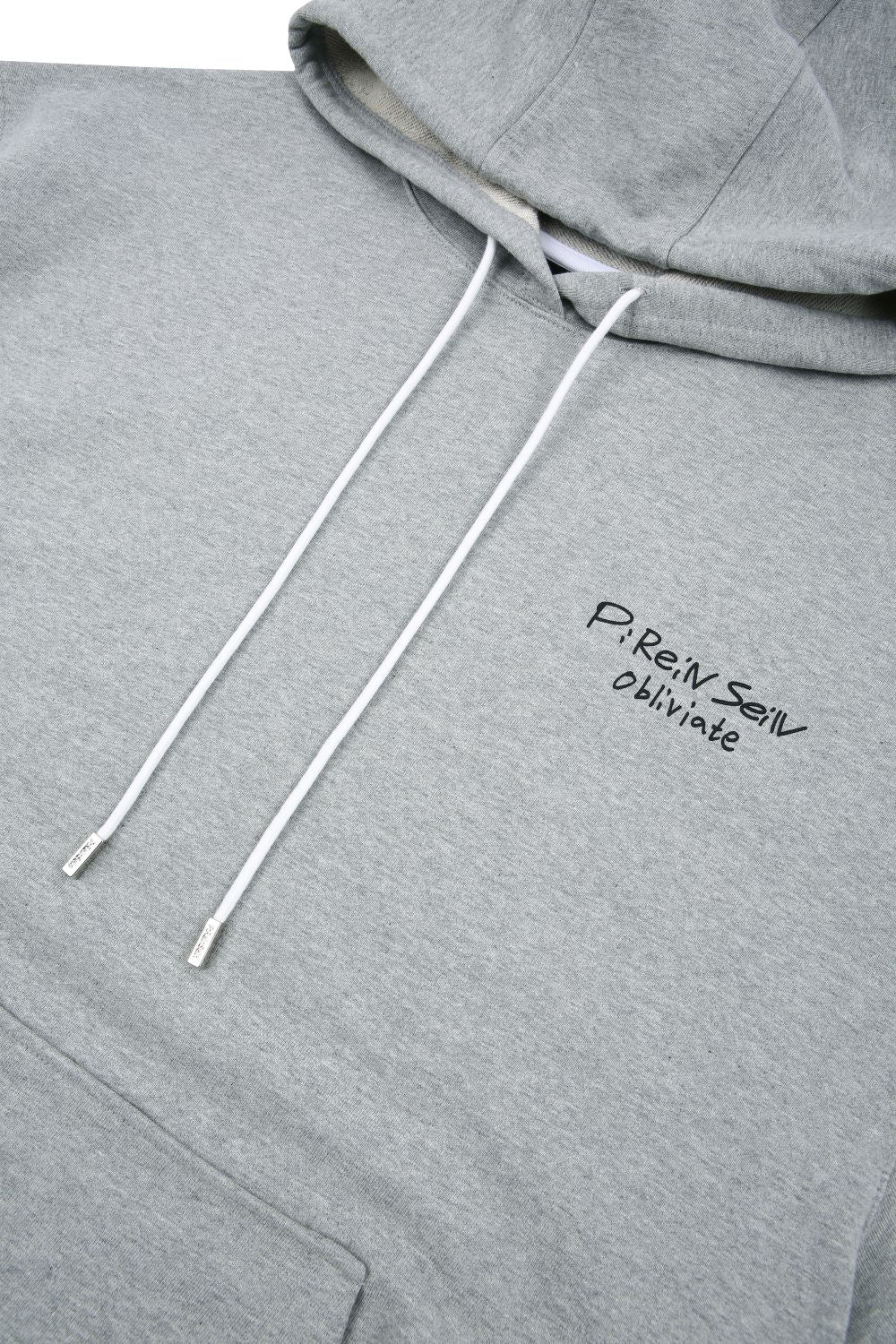 Grey illustration decoration hoodie