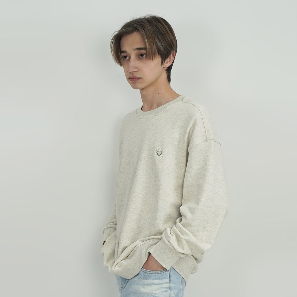 The Wappen' Crewneck Sweatshirt Oatmeal