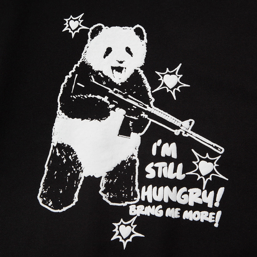 HUNGRY PANDA SWEATSHIRT (BLACK)