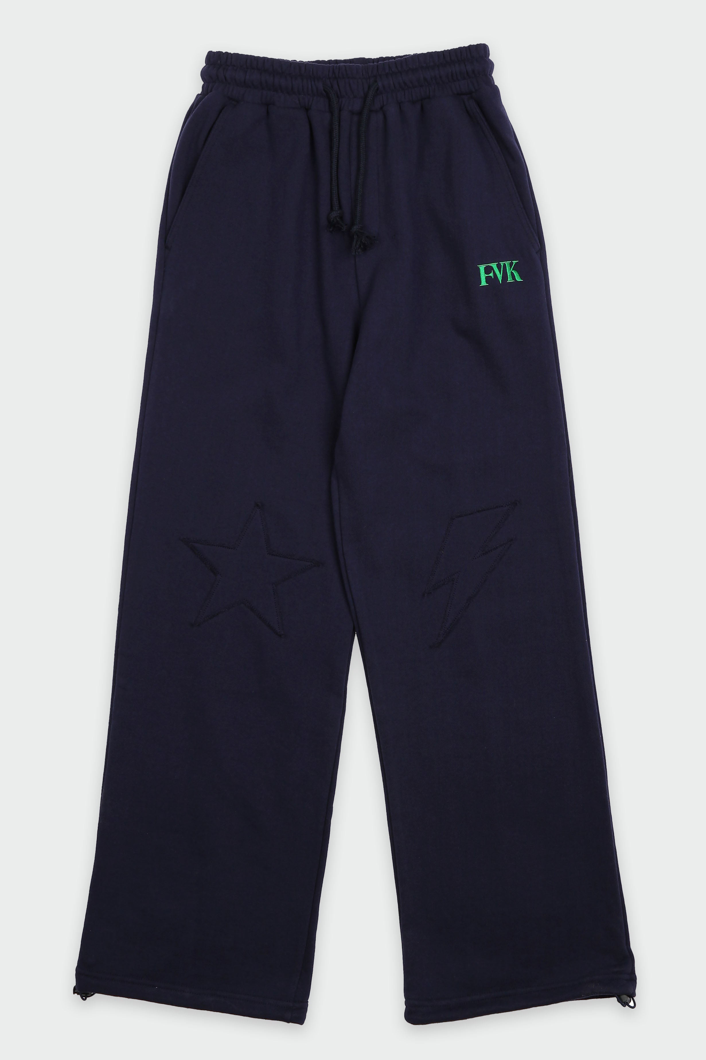 Patch sweatpants(navy)