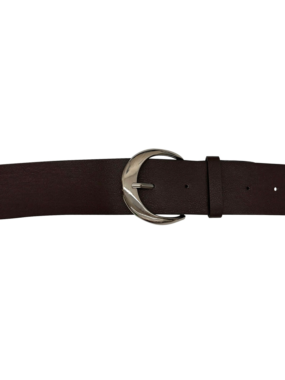 Crescent moon belt _Dark brown