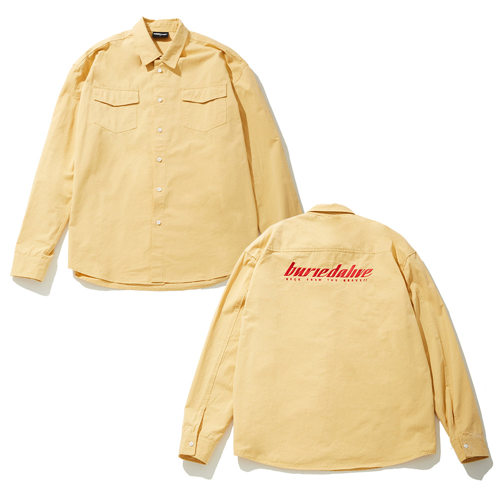 BA WORKSHIRTS - LIGHT MUSTARD