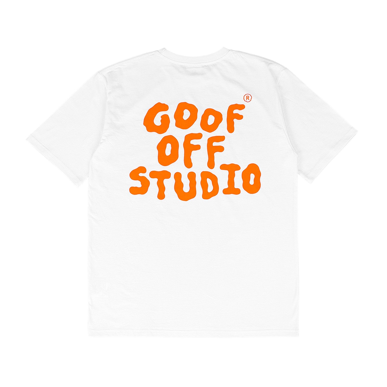 GOOFOFF MAIN LOGO TEE - ( White - Orange )