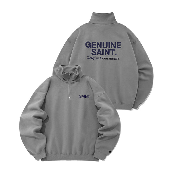 SP G.SAINT HALF ZIP-GRAY