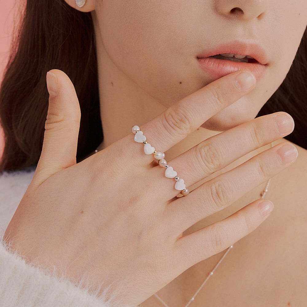 pleasure heart pearl ring