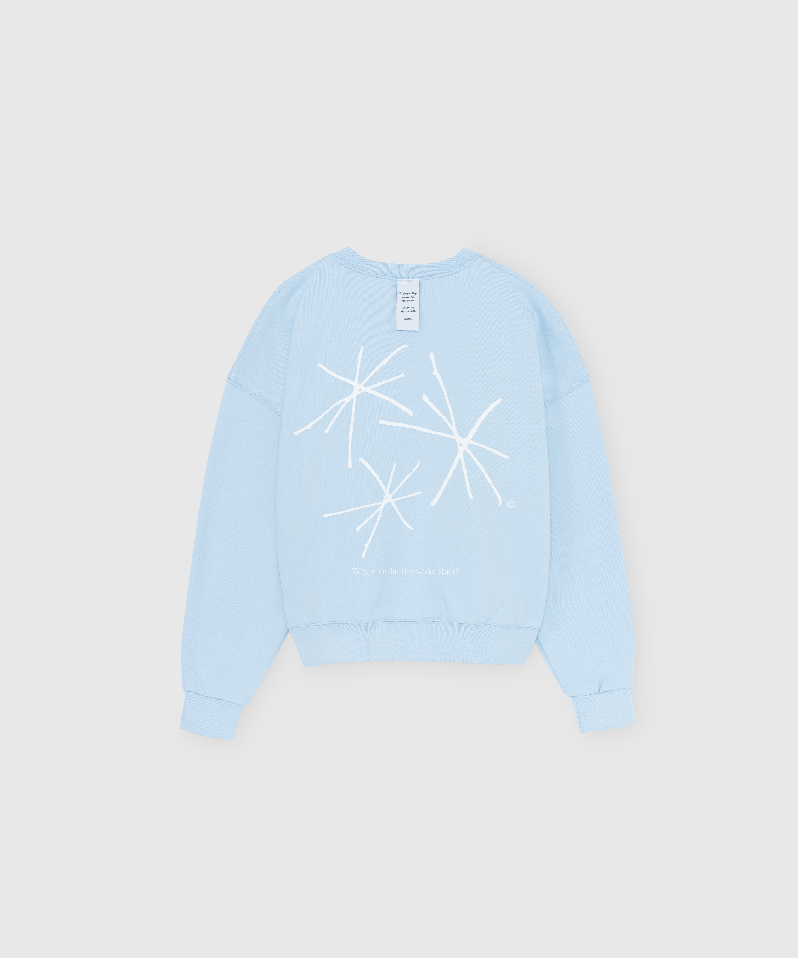 FIREWORKS SWEATSHIRTS_SKY BLUE