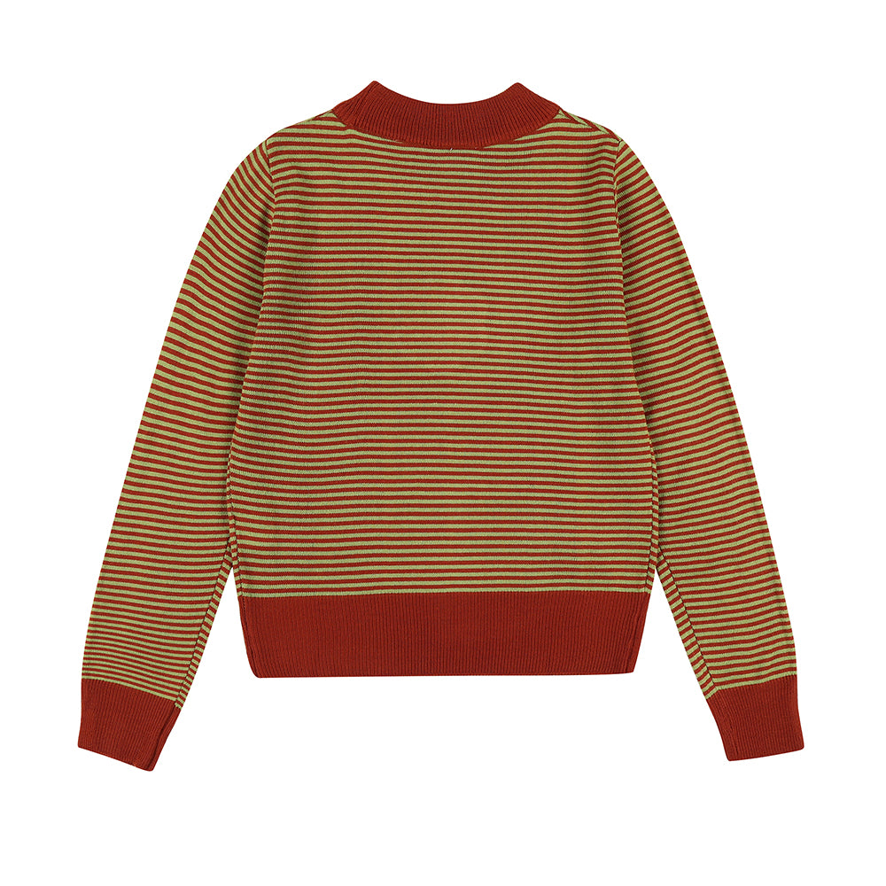 Stripe Slim Knit