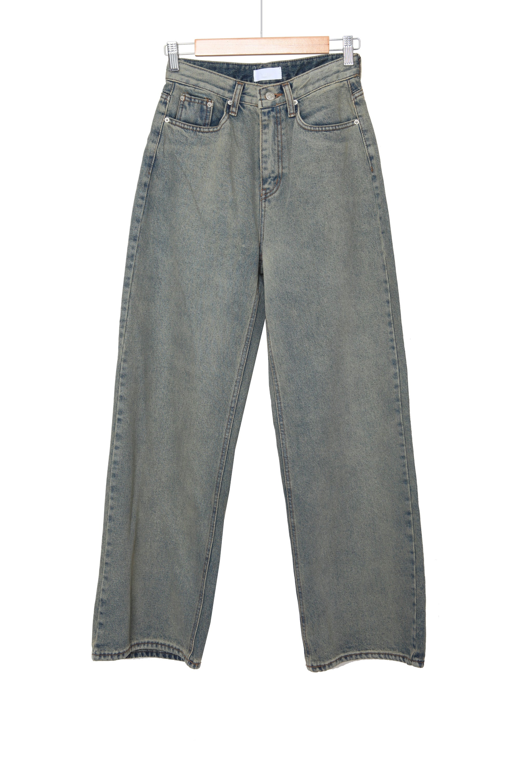 Washing Agid Denim Pants