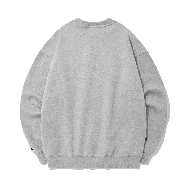 SP ORIGINAL LOGO CREWNECK-MELANGE GRAY