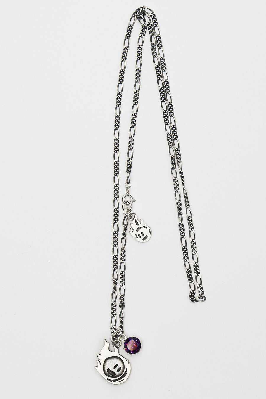 Stardust necklace (black) (925 silver)