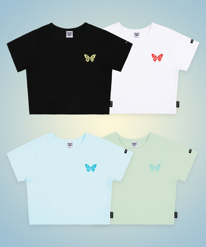 [NF] [2PACK] SMALL LOGO CROP TEE PACKAGE_F22QB456