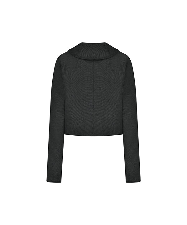 Night Tweed Cropped Jacket ( 2 Colors )