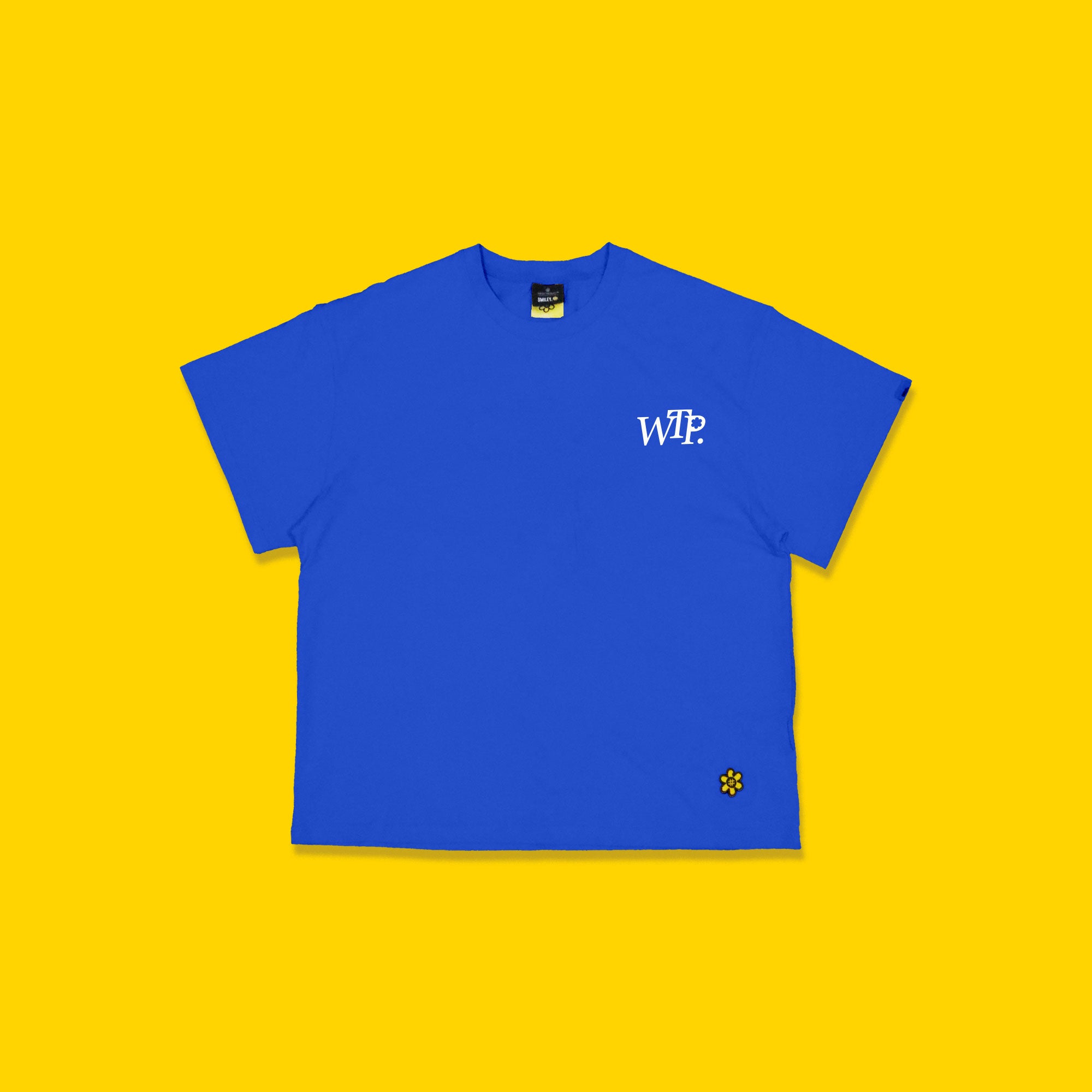 WTP SMILEY CREW TSHIRT | BLUE