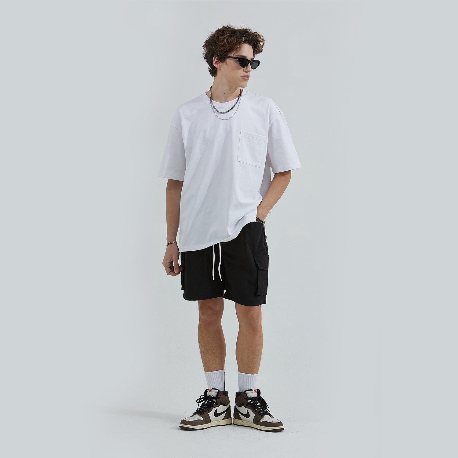 Daily Cargo Shorts (BLACK)