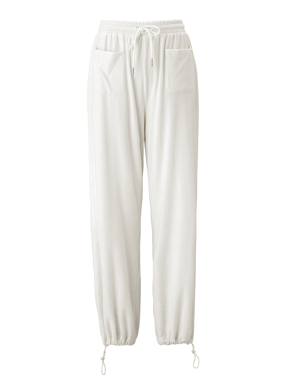 Terry sweat pants - Ivory