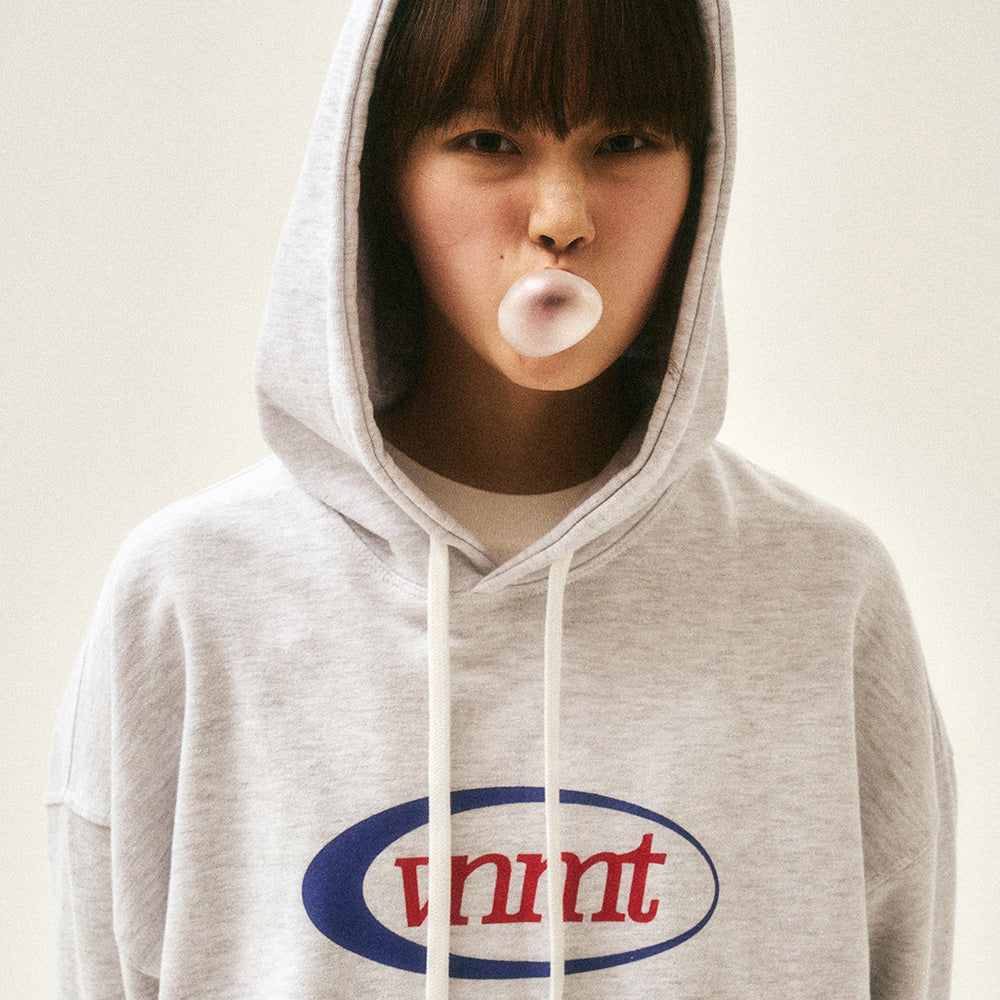 Sport logo oversize hoody_light gray