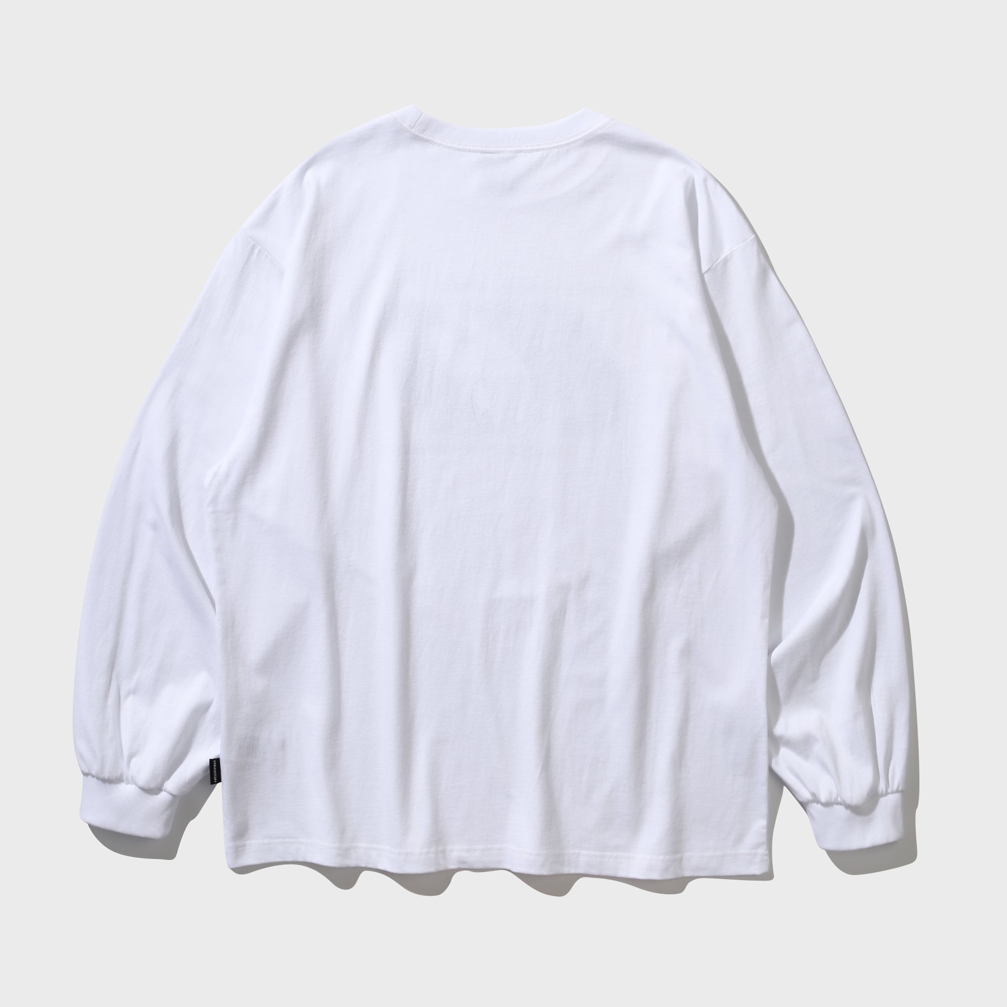 Halftone Logo Long Sleeve (White)