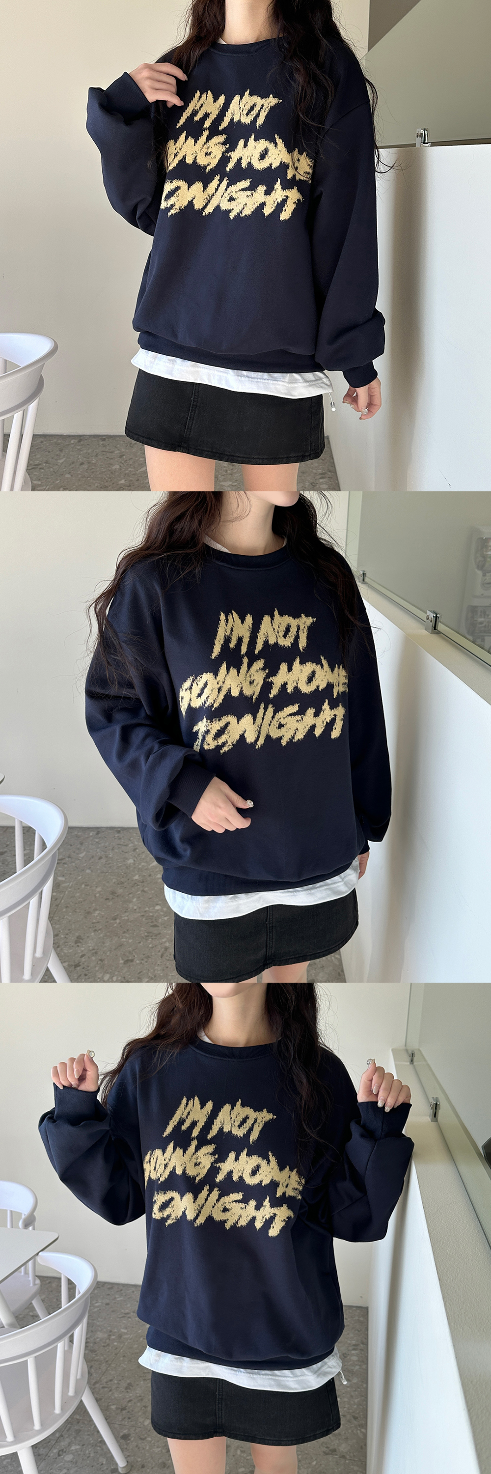 Printed graphic sweatshirt