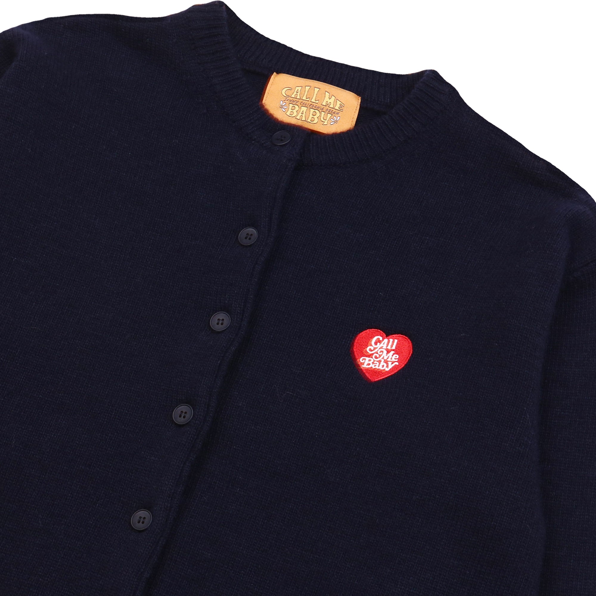 [Call Me Baby] Cashmere Baby Cardigan (Dark navy)