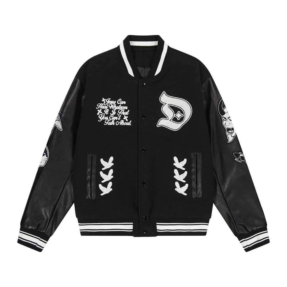 C.O.H.E Varsity Jacket _Black