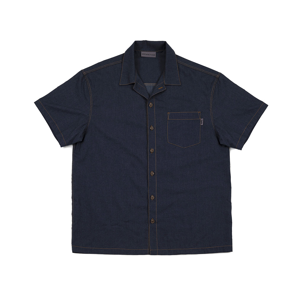 INDIGO FAKE DENIM SHIRTS