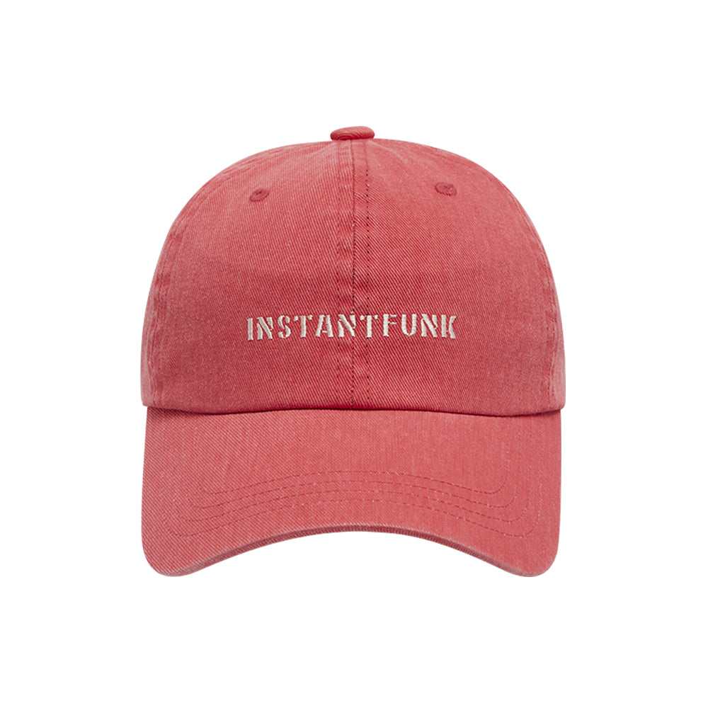 Washed logo baseball cap