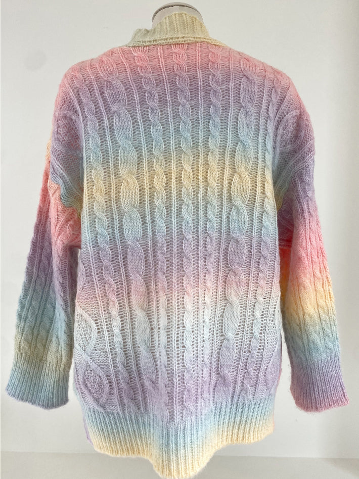 rainbow cardigan