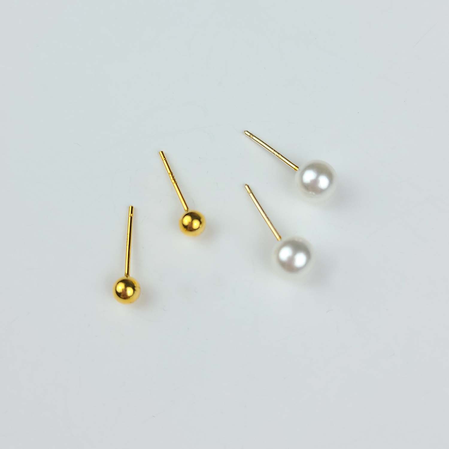 Pearl simple ball earring (SET)