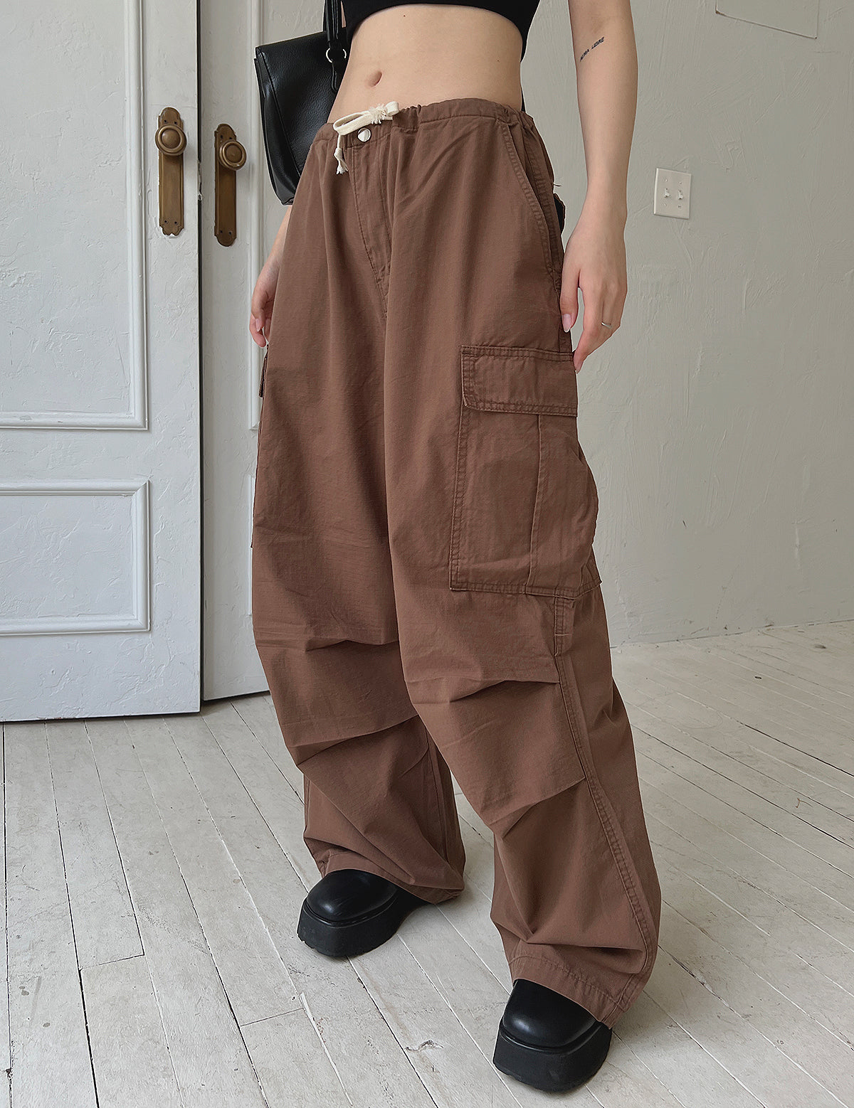 Boy Wide Cargo Pants (2color)