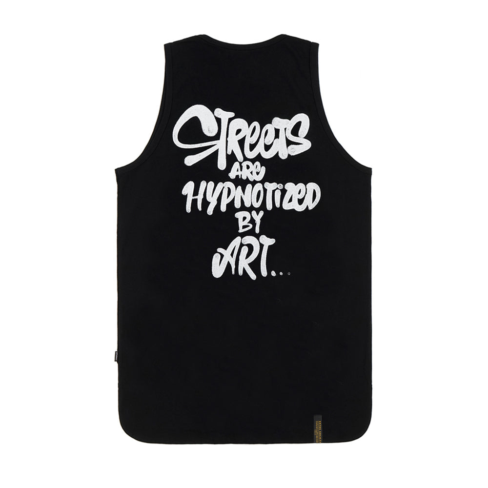 22 SHA THROW UP LONG SLEEVELESS WHITE