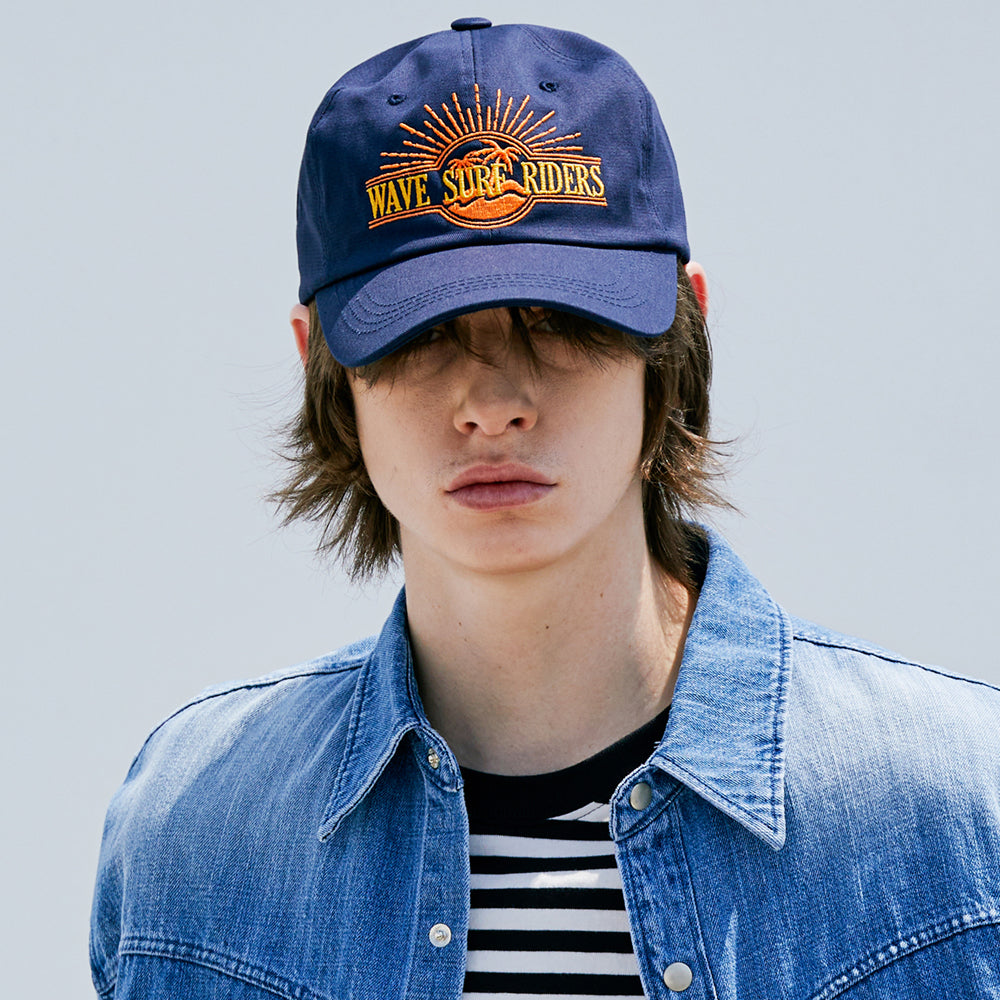 WAVE SURF RIDERS CAP NAVY