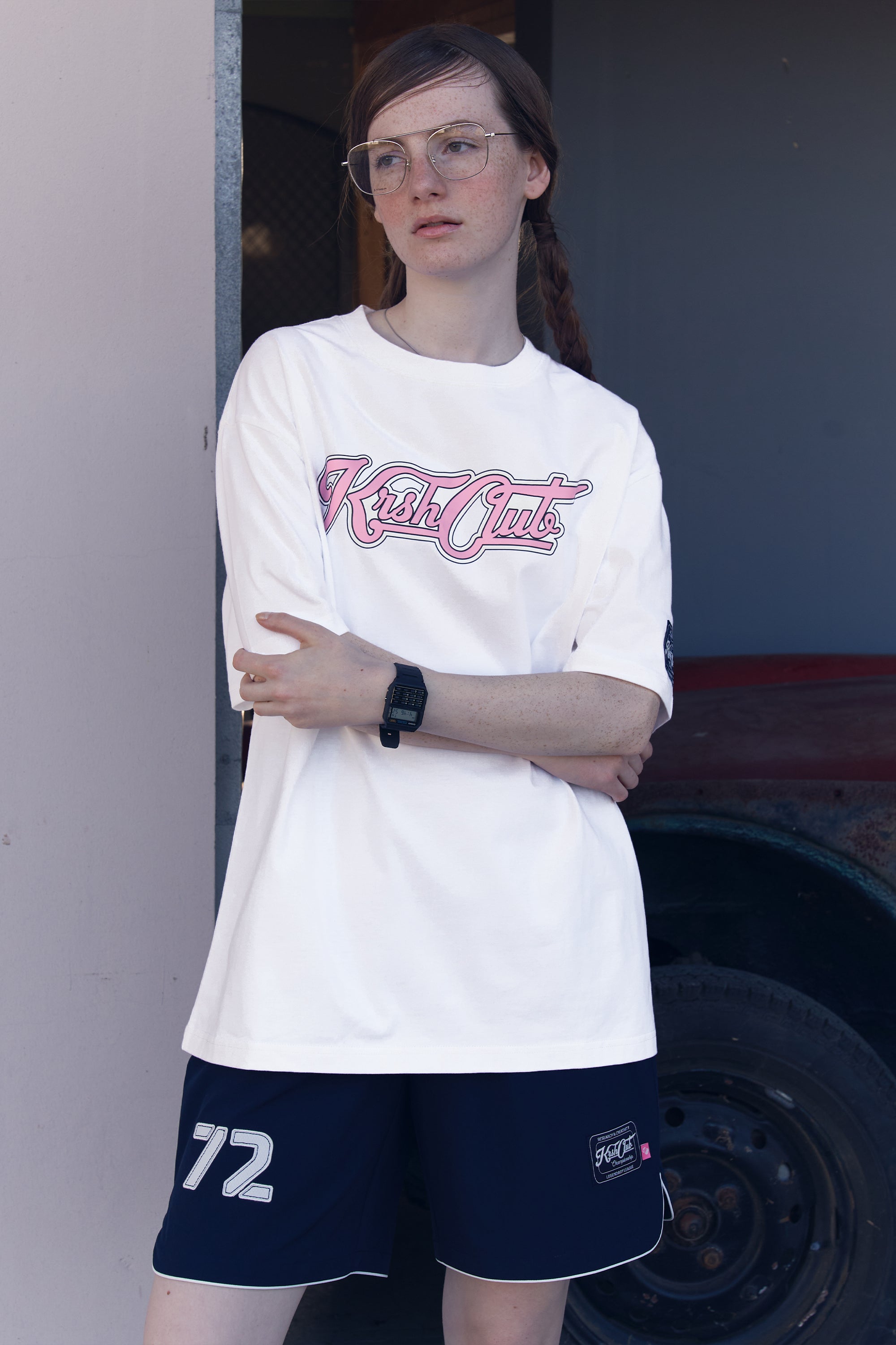 SPORTY GRAPHIC T-SHIRT [WHITE]