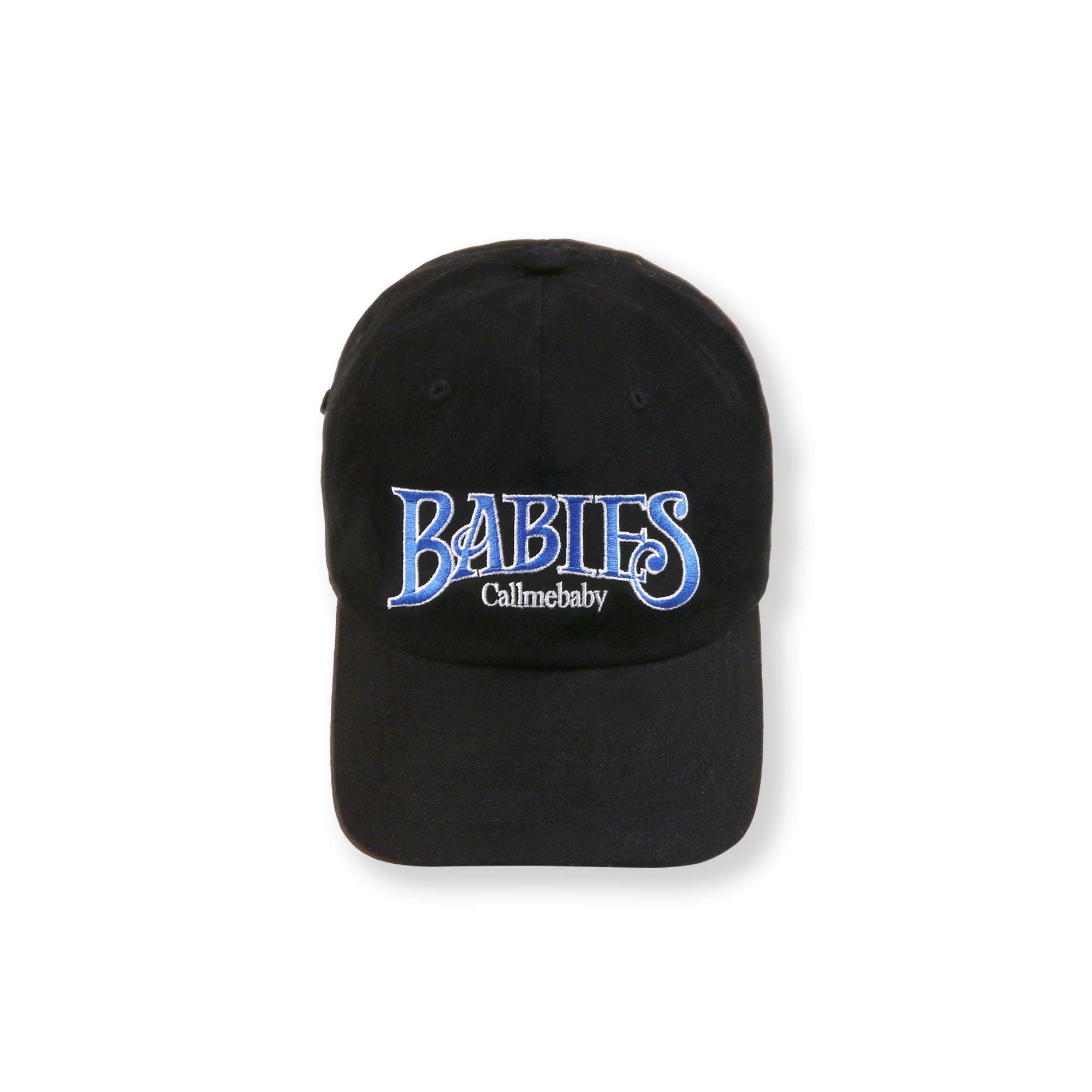 [Call me baby] 21FW Babies Logo Embroidery Ball Cap (Black)